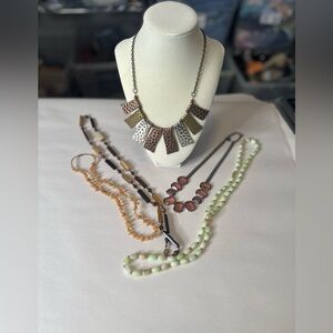 A Lot of 5 Necklaces
